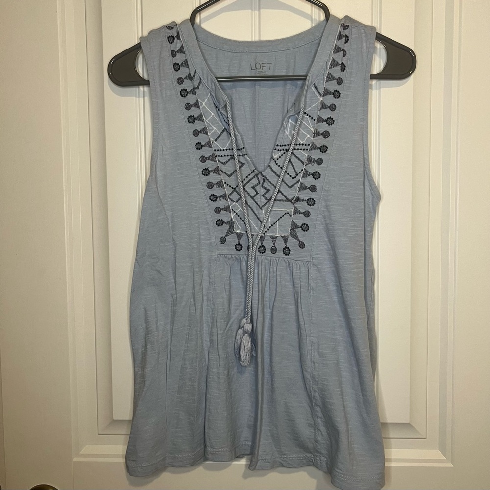 Light blue tank top
